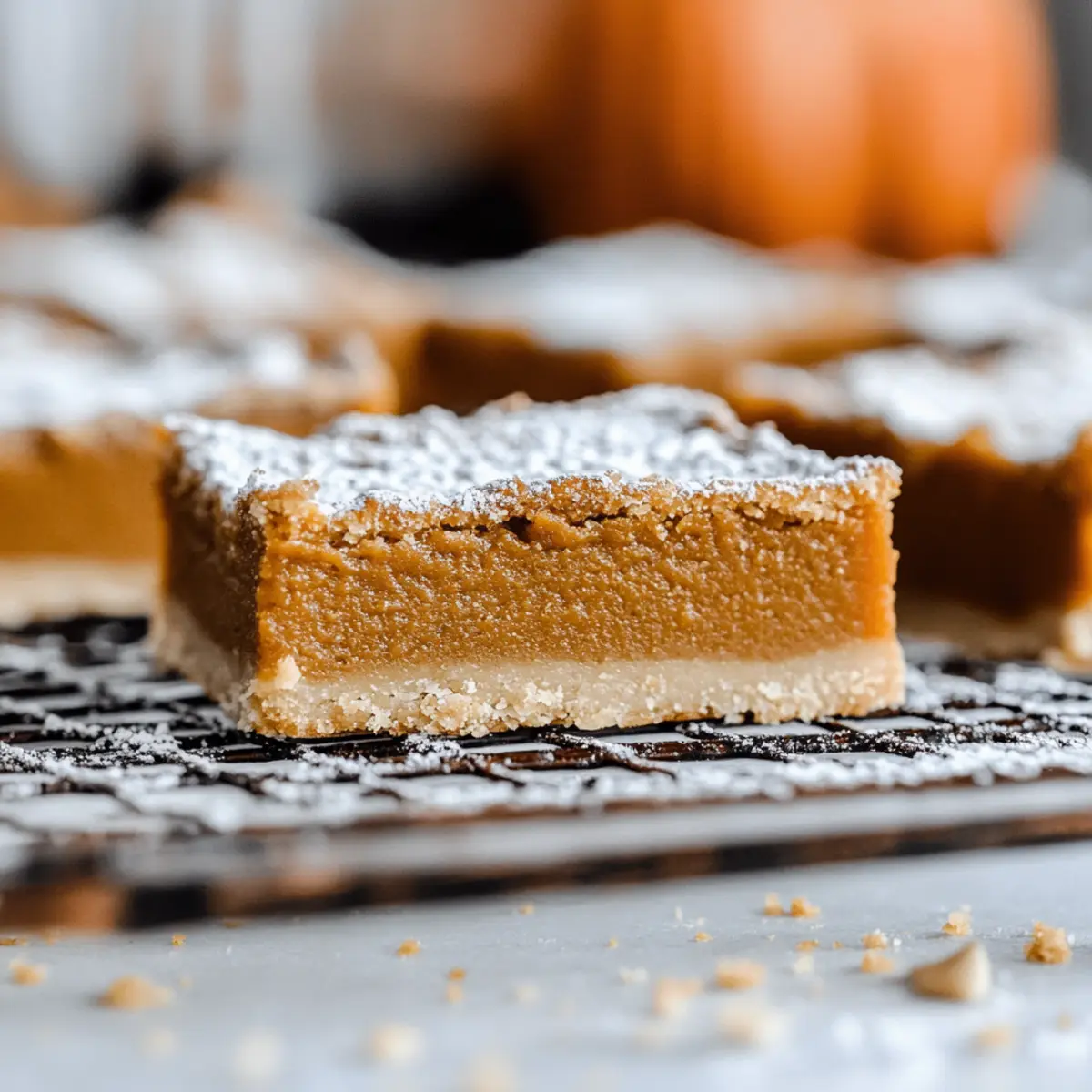 Delicious Paleo Pumpkin Pie Bars with Almond Flour Crust 1
