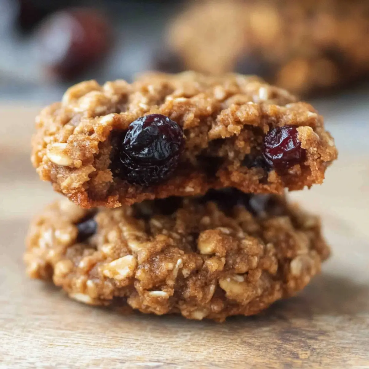 Irresistibly Chewy Vegan Oatmeal Flourless Cranberry Cookies 15