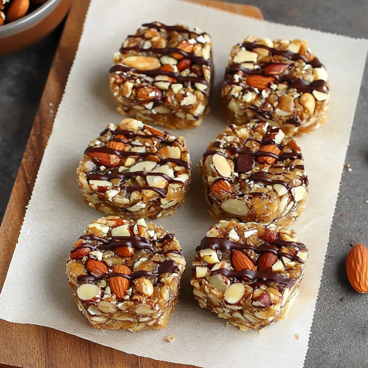 Irresistibly Easy Homemade Nut Bars with Dark Chocolate Drizzle 3