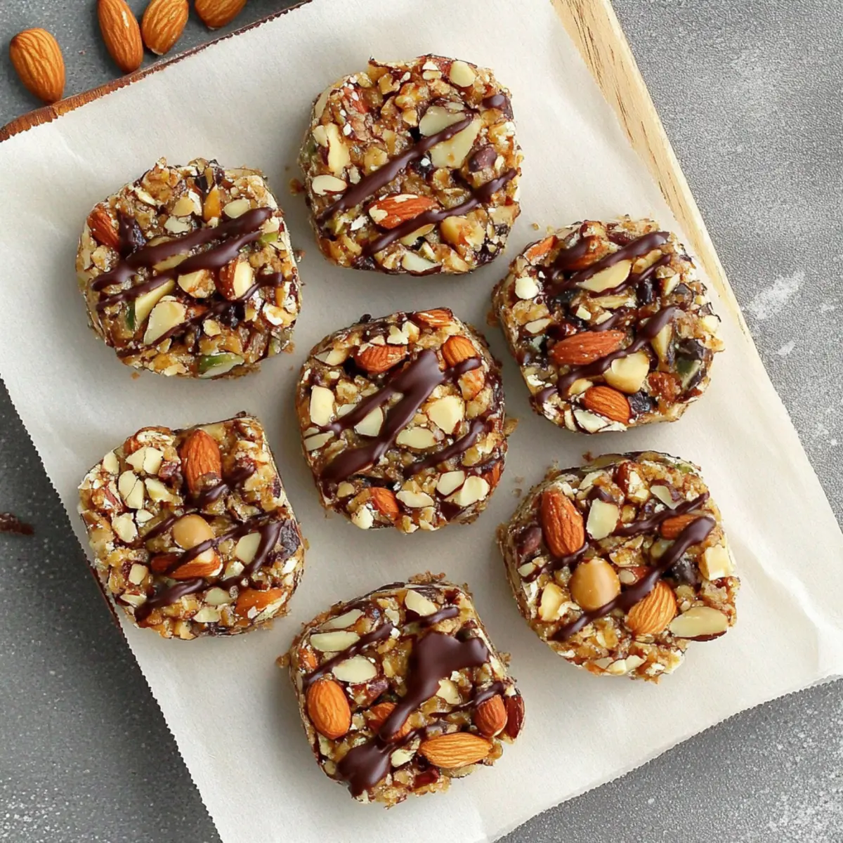 Irresistibly Easy Homemade Nut Bars with Dark Chocolate Drizzle 2