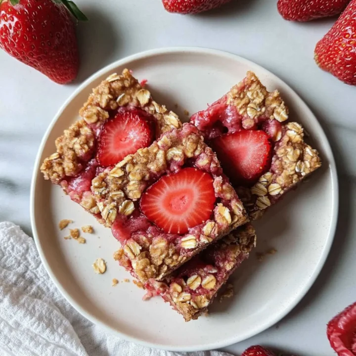 Joyfully Healthy Strawberry Oatmeal Bars: Vegan & Gluten-Free Treats 34 Healthy Strawberry Oatmeal Bars (Vegan + Gluten Free)