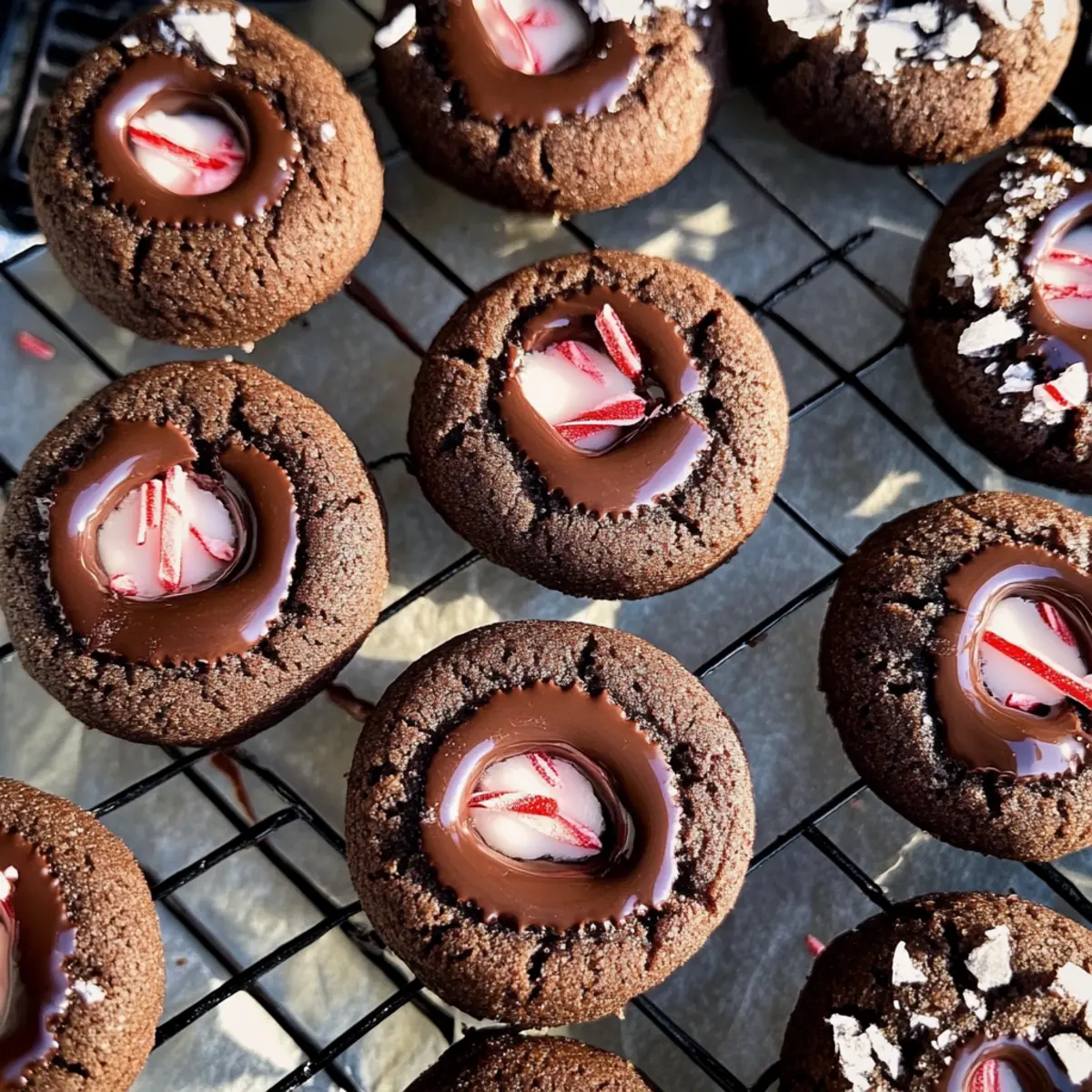 Decadent Healthy Chocolate Peppermint Thumbprint Cookies - Gluten Free 3 w0fhnmtaqmo79nbmif6p