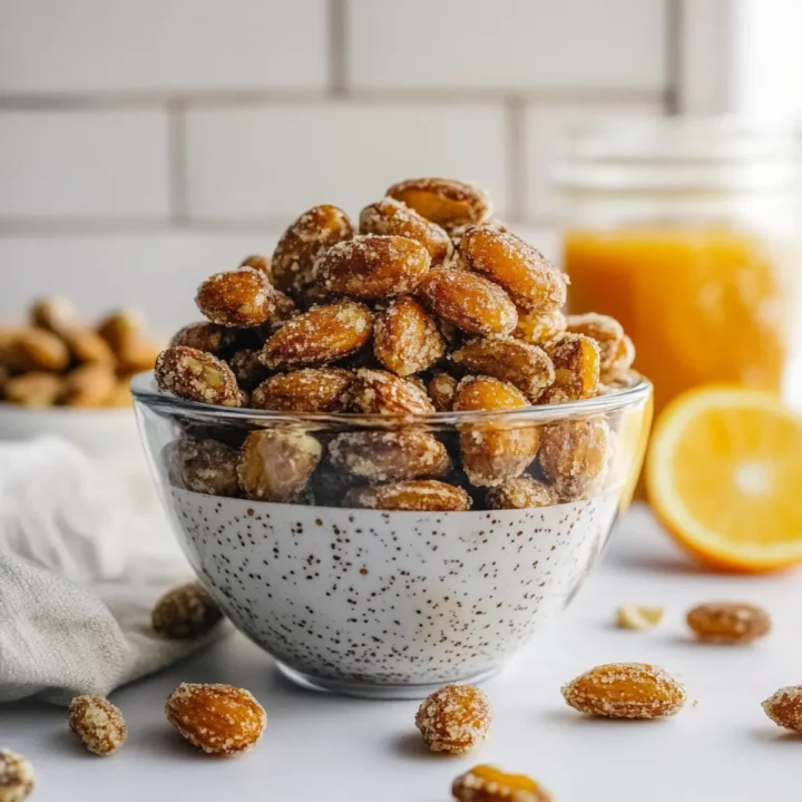 Irresistibly Crunchy Orange Candied Almonds for Gifting 35 Orange Candied Almonds