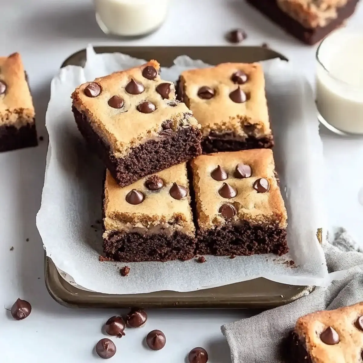 Decadent Double Layer Vegan Brookies: Irresistibly Delicious! 1