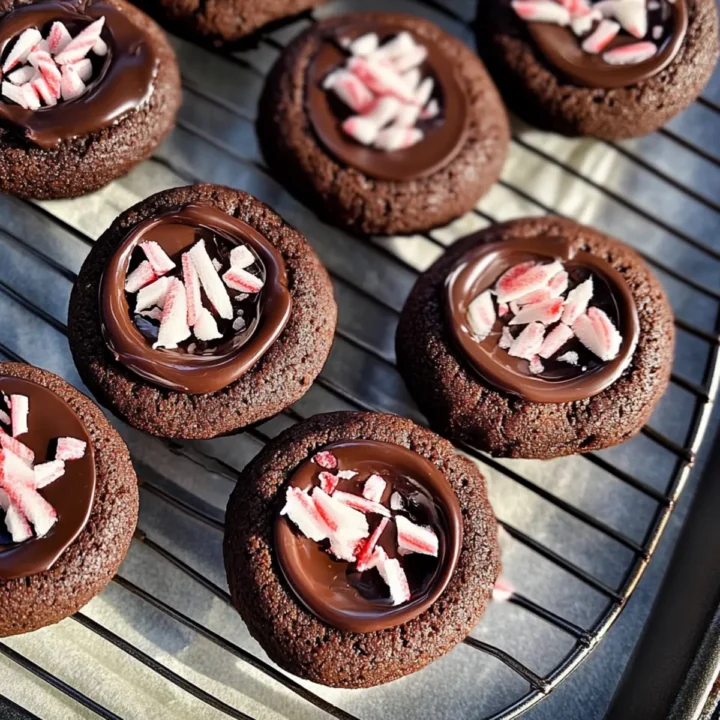 Irresistible Healthy Chocolate Peppermint Thumbprint Cookies 17 Healthy Chocolate Peppermint Thumbprint Cookies (Gluten Free) - Bake It Paleo